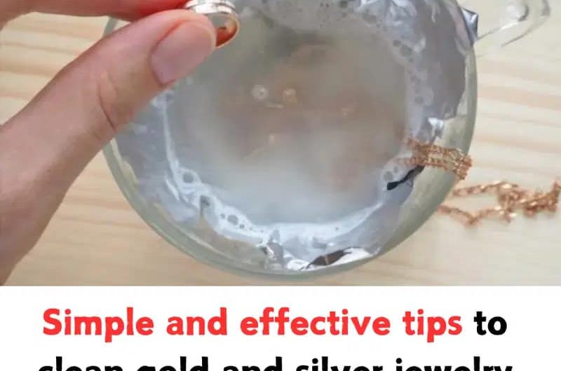 Simple and effective tips to clean gold and silver jewelry using kitchen ingredients