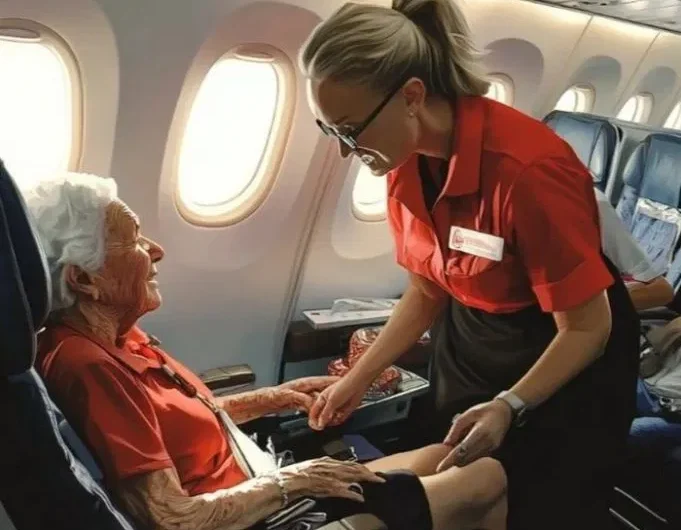 A Flight Attendant Saved a 62-Year-Old Business-Class Woman’s Life – 2 Years Later, She Received a Christmas Gift from Her as a Reward